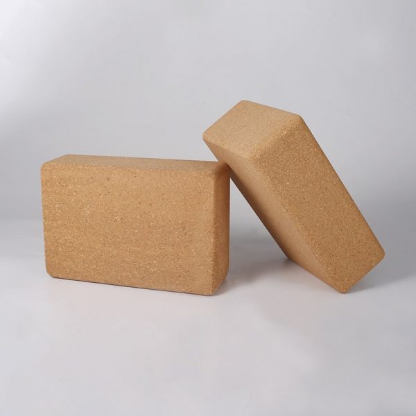 cork yoga block, block of cork