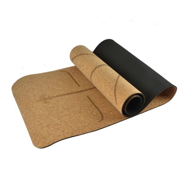 Sunbear Sport cork tpe yoga mat, nonslip lightweight exercise mat, Linen rubber yoga mat manufacturer in China, yoga mat wholesale & dropshipping