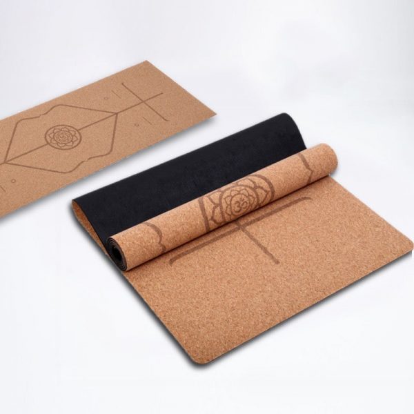 Sunbear Sport cork yoga mat, nonslip lightweight exercise mat, Linen rubber yoga mat manufacturer in China, yoga mat wholesale & dropshipping