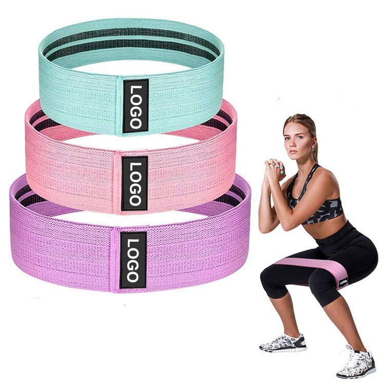 Fabric Hip Resistance Bands Elastic - Gym Bands - Fitness Equipments