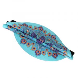 Double layer TPE Yoga Mat Anti-microbial with Custom Design