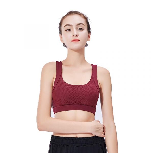 Sunbear Sport Sports Bra, spotswear drop shipping, rosered color