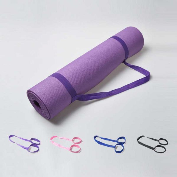 Sunbear Sport Elastic Yoga Mat Carrying Strap with elastic loops