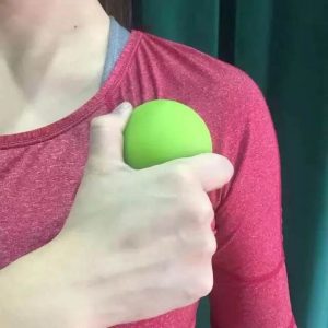 single massage ball for Pectoralis minor muscle