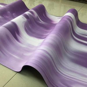 Lulu Swirl Polyurethane Rubber PU Yoga Mat Mixed Designs