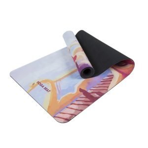 Suede TPE yoga mat brand OEM, small quantity accepted, welcome to contact us for more detaiil