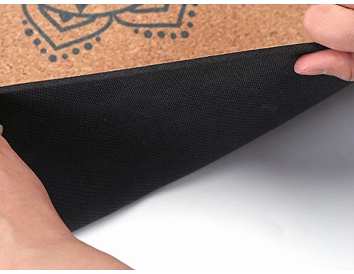 cork rubber yoga mat